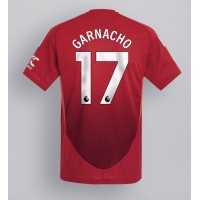 Maglia Calcio Manchester United Alejandro Garnacho #17 Prima Divisa 2024-25 Manica Corta